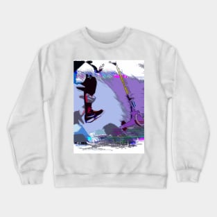 Racing To Scoot - Stunt Scooter Boy Crewneck Sweatshirt